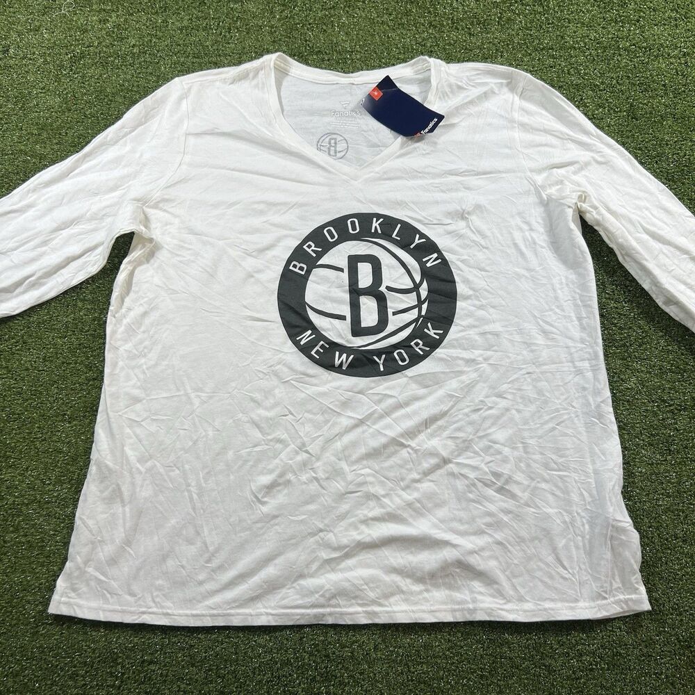 Brooklyn Nets Kevin Durant #7 Fanatics Women's 2XL Long Sleeve Shirt NWT